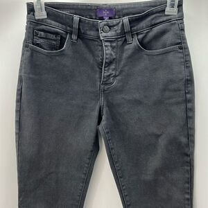 NYDJ Alina legging size 6 petite in dark gray